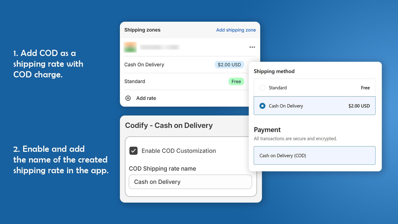 Codify ‑ Cash on Delivery