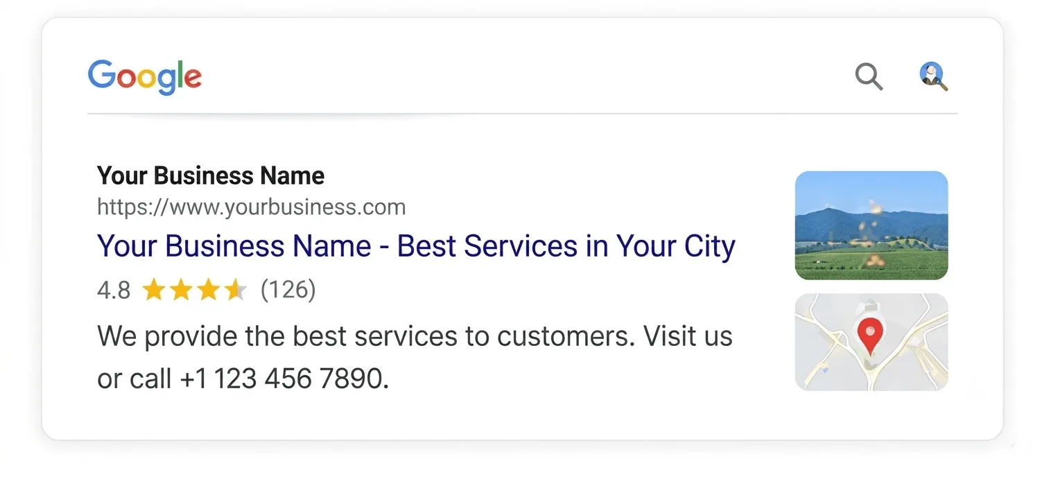 Enhances local SEO performance